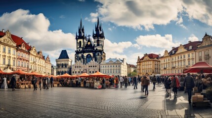 Fototapeta premium Old Town Square in Prague, Czech Republic