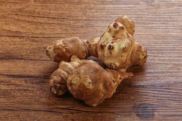 Raw dietary Jerusalem artishoke - topinambur