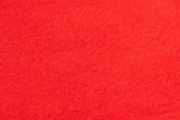 Red Felt fabric background texture. Full frame