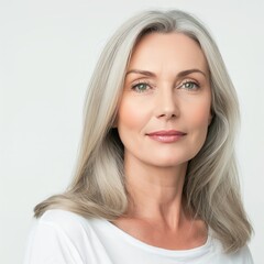 Naklejka premium mature woman
