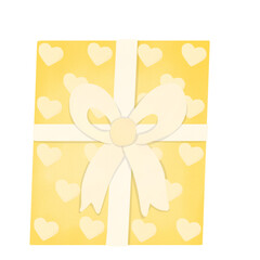 gift box with bow,Valentine's Day, cute love