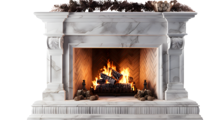 Fireplace, PNG, Transparent, No background, Clipart, Graphic, Illustration, Design, Home decor, Interior, Hearth, Cozy, Warmth, Fire, Flame, Chimney, Home, Living room, Winter, Homey, Hearthstone