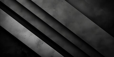 Abstract black and white gradient diagonal stripes texture background