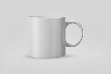 Mug on white background