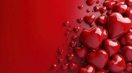 red Valentine's day background