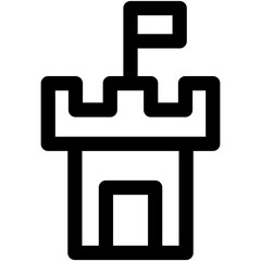 Obraz premium Castle Vector Icon