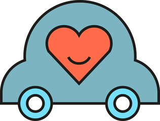 Wedding Car Icon
