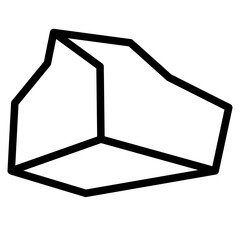 stone icon, rock icon