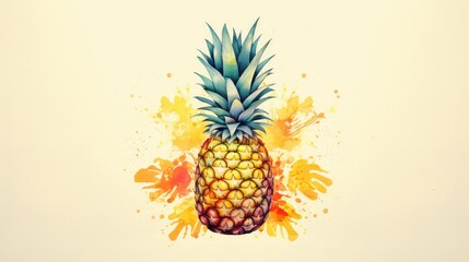 illustration of a pineapple