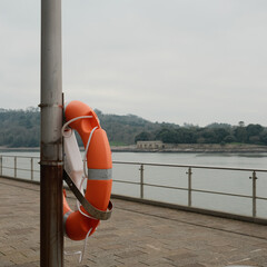 red life buoy