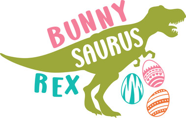 Bunny saurus rex T-shirt, Happy Easter Shirts, Easter Bunny, Easter Hunting Squad, Easter Quotes, Easter Saying, Easter for Kids, March Shirt, Welcome Spring, Cut File For Cricut And Silhouette