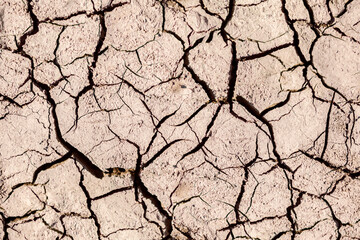 Dry Cracked Earth Texture, Global Climate Warming. Dried and Cracked Background. Soil dry land...