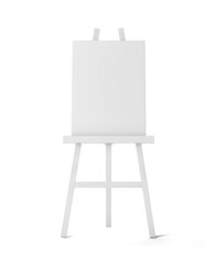 Poster Easel Stand on white background