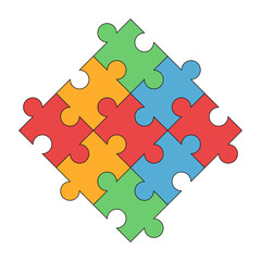 Puzzle Colorful