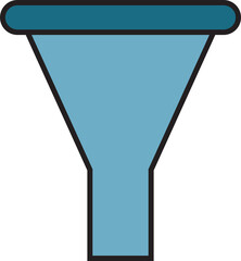 Funnel Icon Illustration
