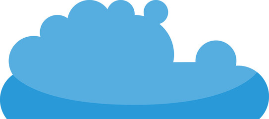 Blue Cloudscape Illustration
