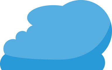 Blue Cloudscape Illustration
