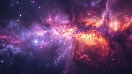 Space galaxy background