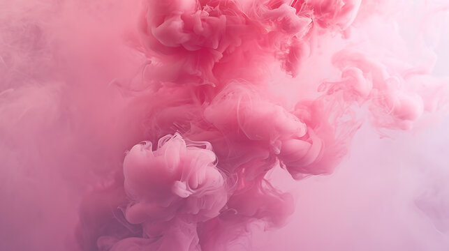 pink smoke everywhere from the bottom to the top. Background, 