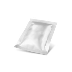 sachet pouch on white background