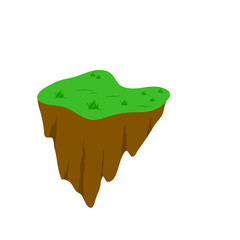 Obraz premium Floating Island Illustration