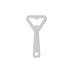 bottle opener icon Flat design Vector illustration. Opener sign icon. Bottle openers cartoon clipart. Household domestic kitchen