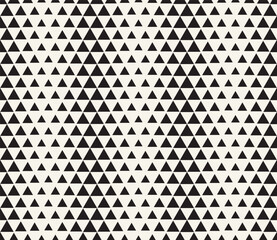 Vector seamless pattern. Repeating geometric elements. Stylish monochrome background design.