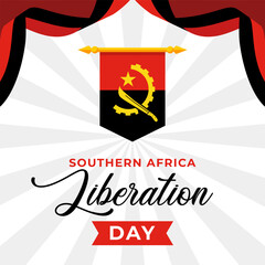Southern Africa Liberation Day illustration vector backgroud. Vector eps 10