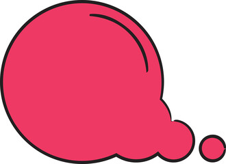 Comic Speech Bubble Illustration
