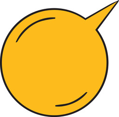 Comic Speech Bubble Illustration
