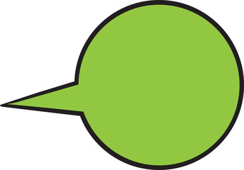 Comic Speech Bubble Illustration
