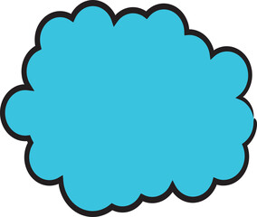 Comic Speech Bubble Illustration
