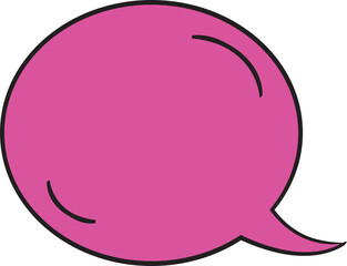 Comic Speech Bubble Illustration
