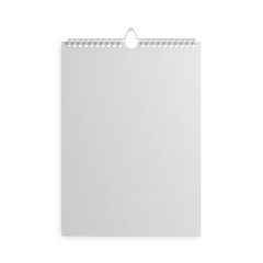 Wall Calendar on white background