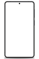 Samsung Galaxy S23. Vector mobile phone mockup.