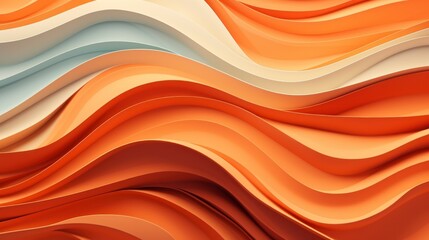 Abstract wavy background paper cut wallpaper slide