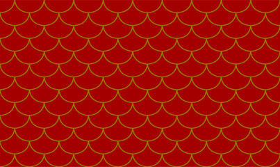 East Asian delicate pattern. red and gold.