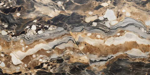 Abstract marbled texture blending earthy and dark tones
