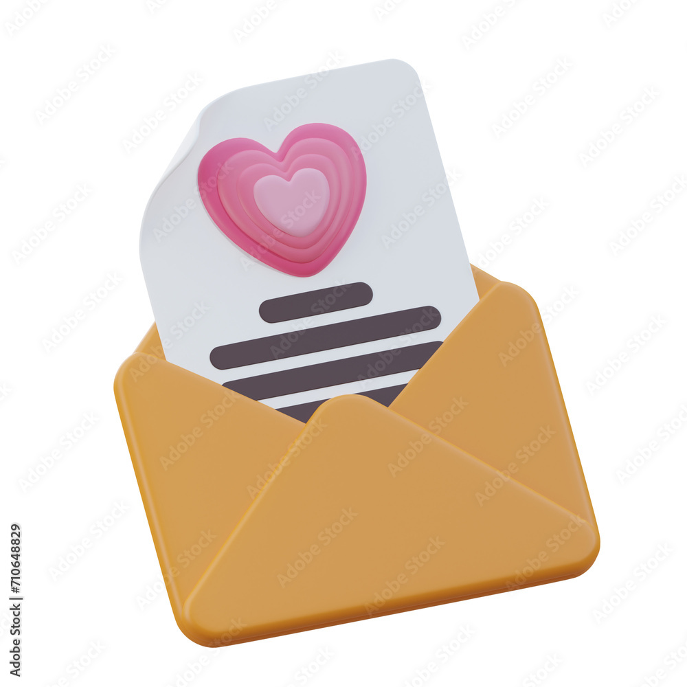 Aufkleber 3d letter model the power of words. 3d illustration, 3d element, 3d rendering. 3d visualization isol