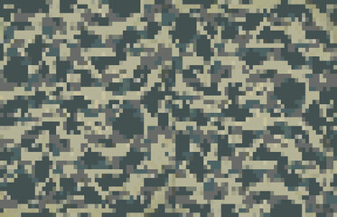 seamless camouflage pattern for army uniform
