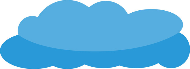 Blue Cloudscape Illustration
