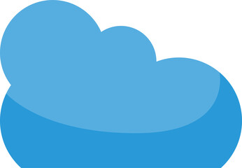 Blue Cloud Illustration
