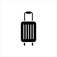 Suitcase icon. for web design isolated on white background.