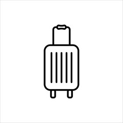 Suitcase icon. for web design isolated on white background.