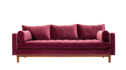 front view of a Lawson sofa isolated on a white background 
