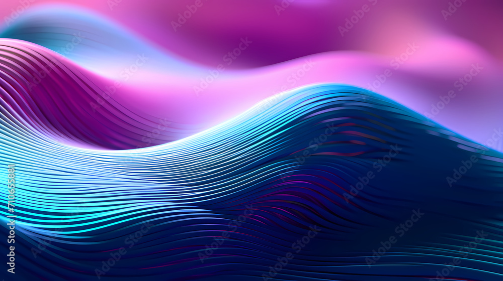 Poster abstract background and data transfer concept, abstract line art background