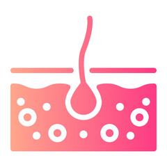 epidermis gradient icon