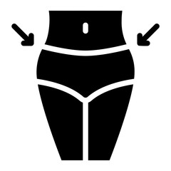hips glyph icon
