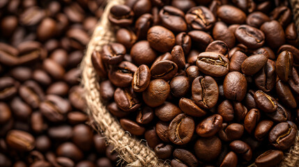 Fototapeta premium coffee beans background