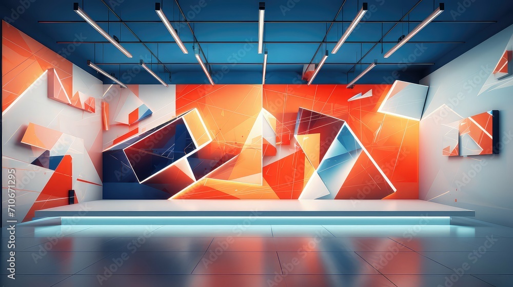 Poster design render studio background illustration graphics visual, digital computer, modeling ing design 